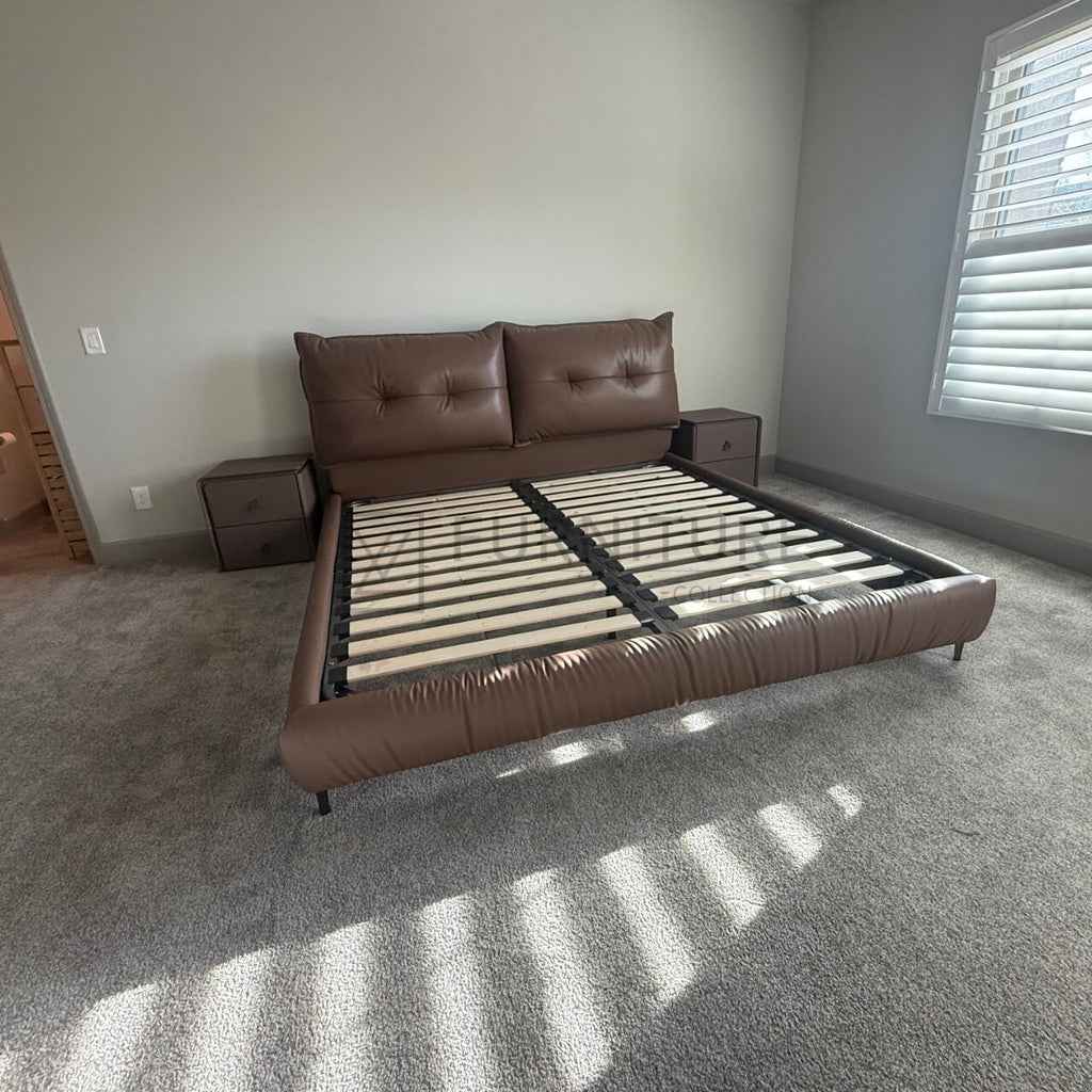 CloudNest Pillowed Platform Bed
