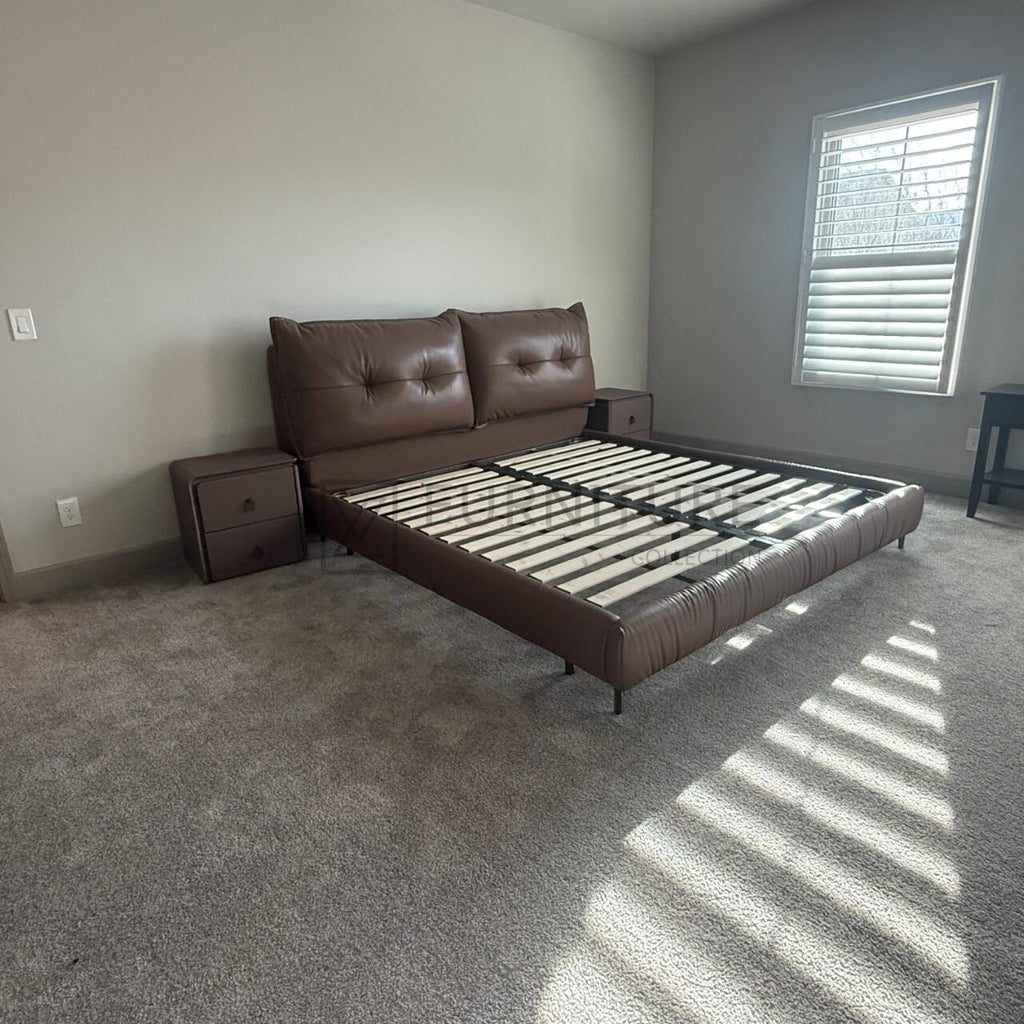CloudNest Pillowed Platform Bed