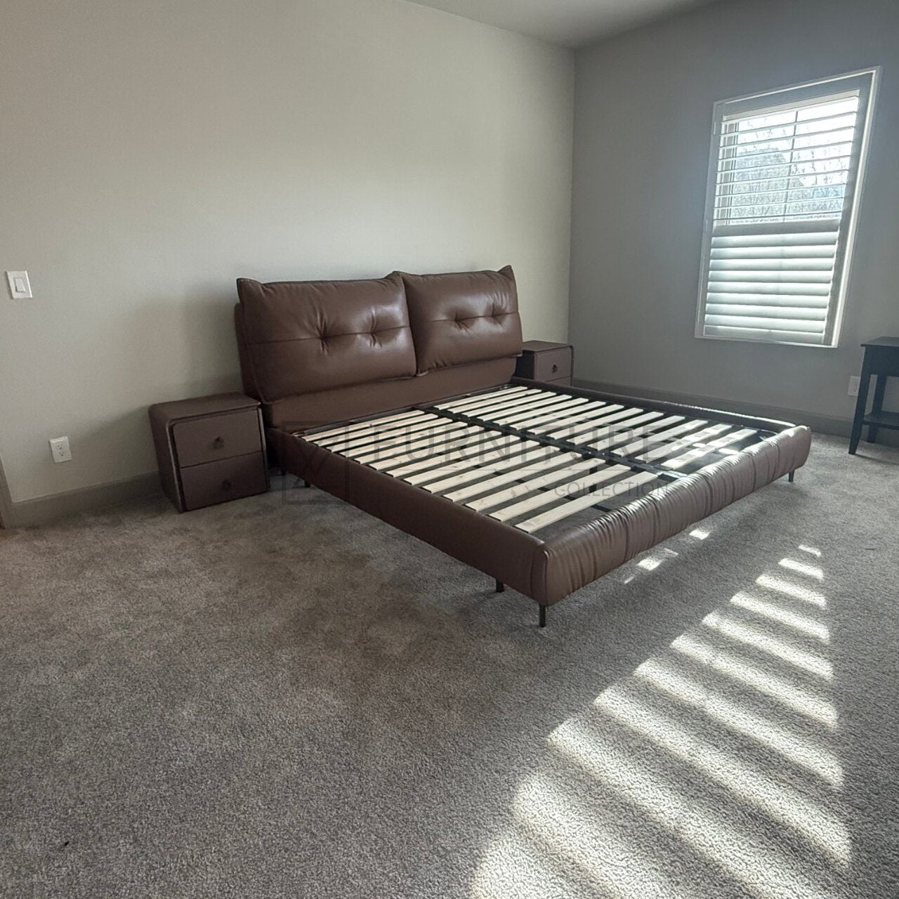 CloudNest Pillowed Platform Bed