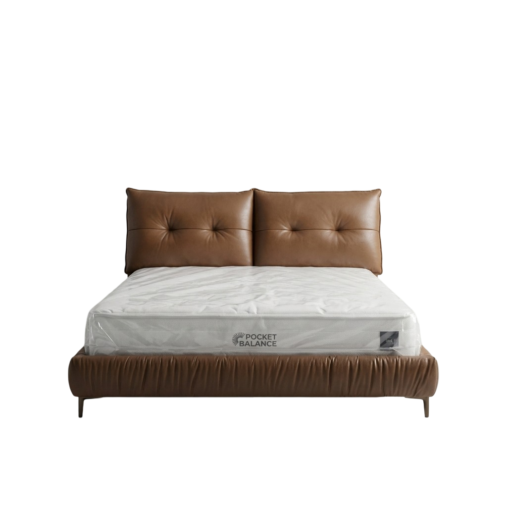 CloudNest Pillowed Platform Bed