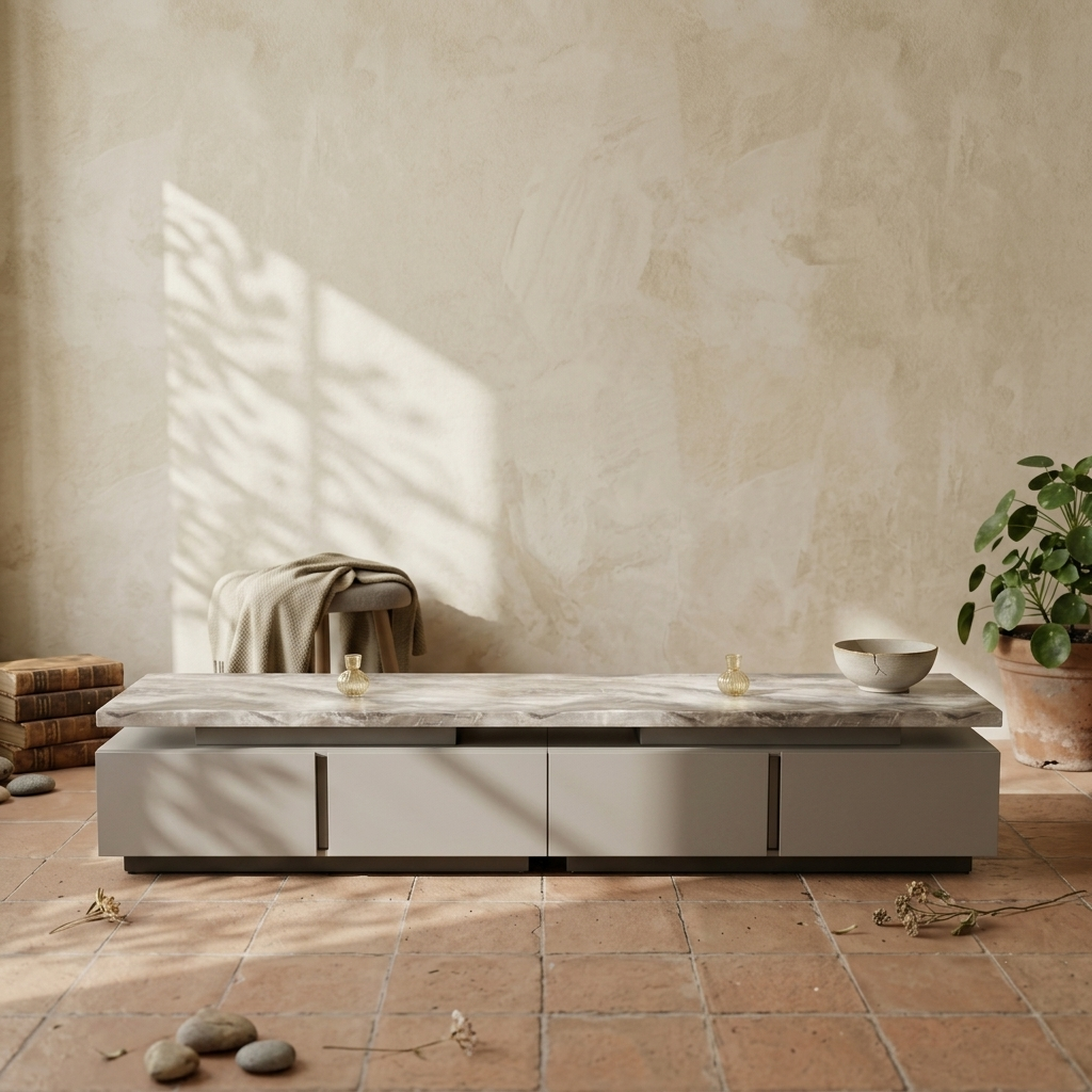 მარმარილოს TV მაგიდა