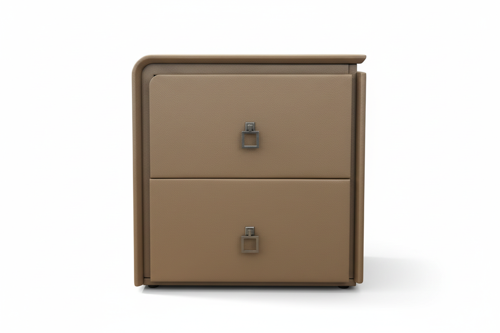 CloudNest Nightstand ნატურალური ტყავი