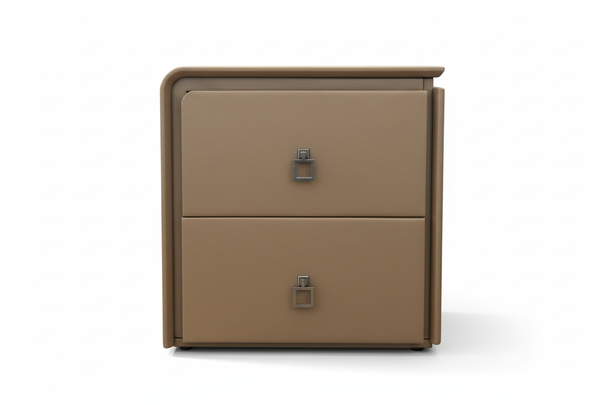 CloudNest Nightstand ნატურალური ტყავი