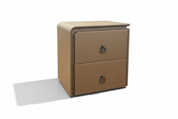 CloudNest Nightstand ნატურალური ტყავი